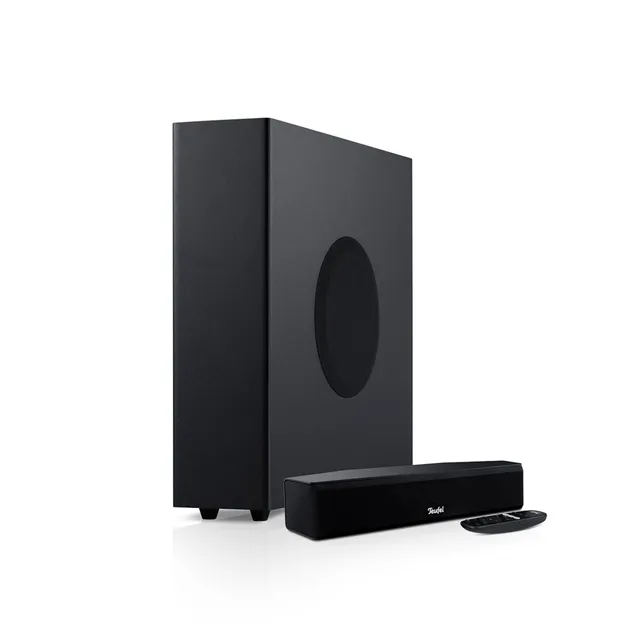 teufel-cinebar-one-2-1-soundsystem-schwarz-ultra-kompakte-soundbar-mit-t-6-subwo image 1