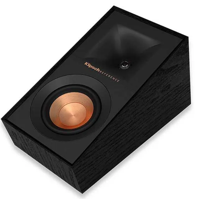 klipsch-r-40sa-paar-dolby-atmos-surround-lautsprecher-schwarz-mit-tractrix-horn- image 1