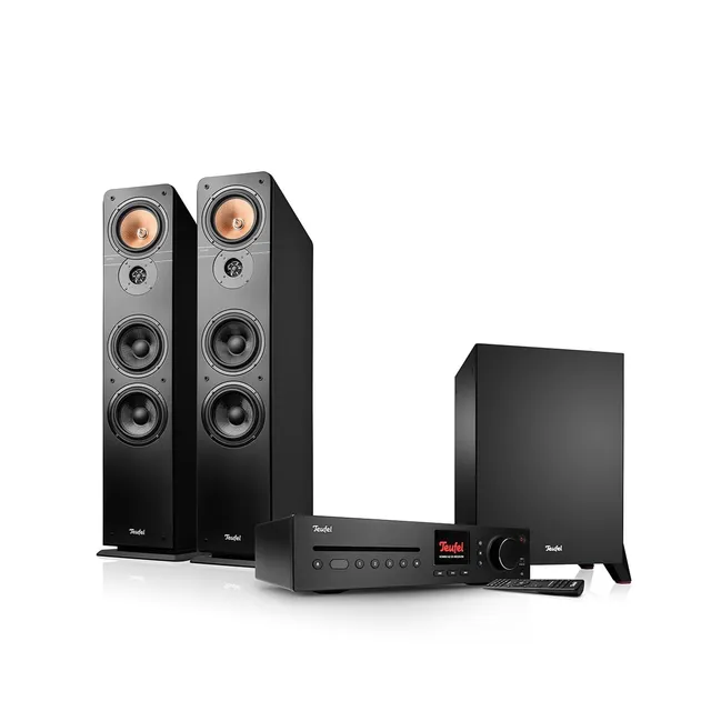teufel-ultima-40-kombo-2-power-edition-hifi-stereoanlage-mit-t-10-subwoofer-komb image 1