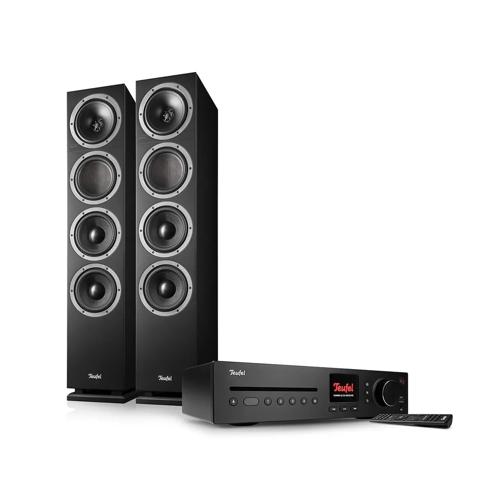 teufel-theater-500-kombo-2-stereo-anlage-3-wege-standlautsprecher-mit-cd-receive image 1