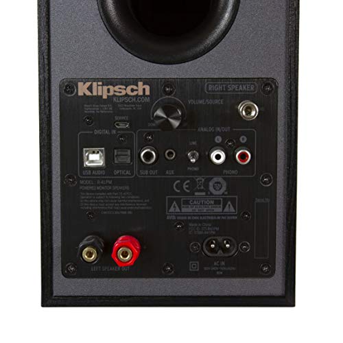 klipsch-r-41pm-aktiv-monitorlautsprecher-paar-2x40-w-bluetooth-aptx-phono-eingan image 6