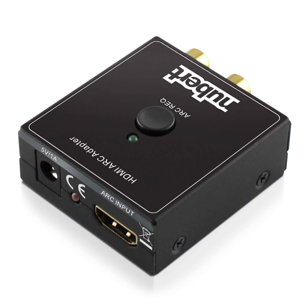 nubert-hdmi-arc-cinch-adapter-schwarz-extrahiert-tv-hdmi-arc-signal-auf-analogen image 2