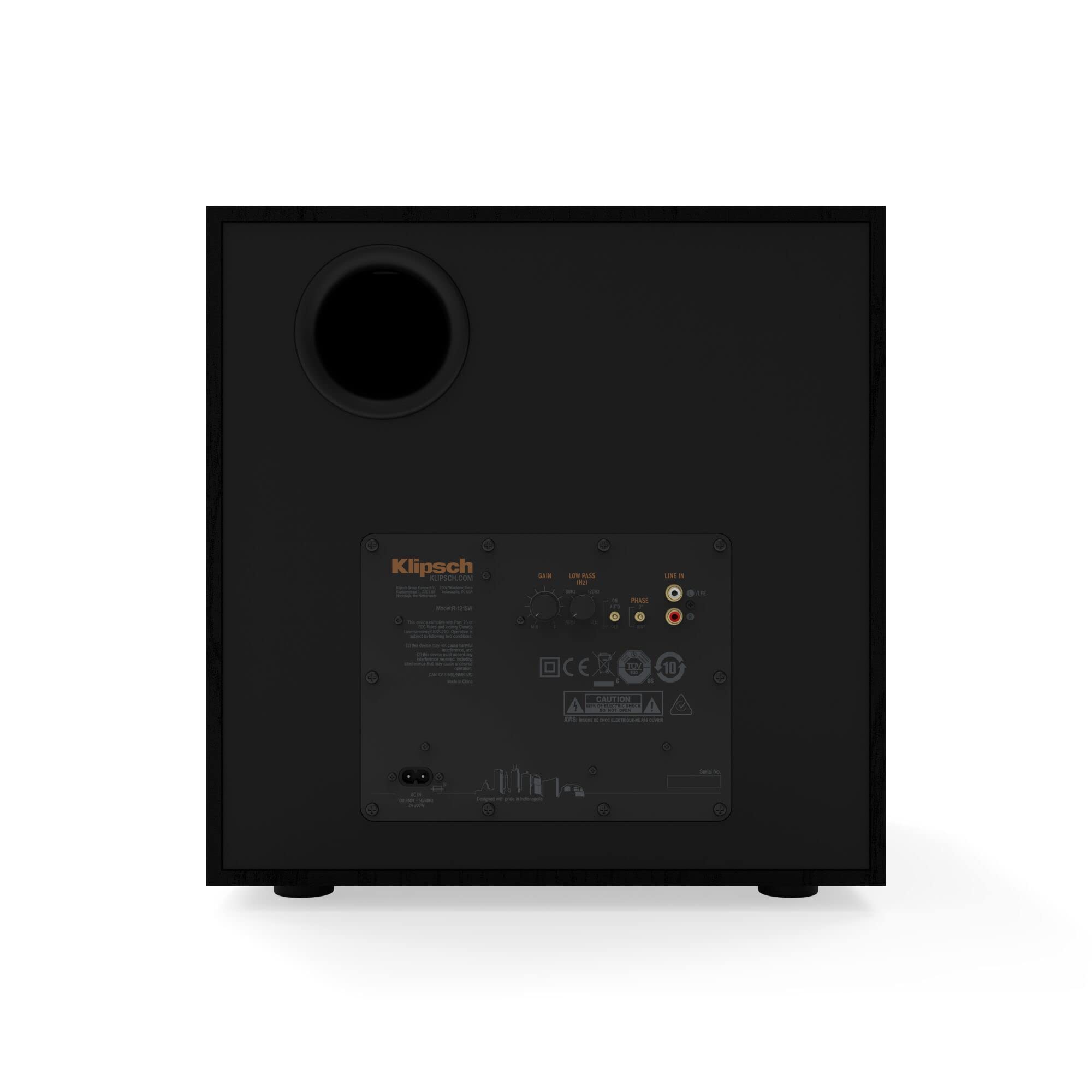 klipsch-r-121sw-aktiver-subwoofer-30-5-cm-12-zoll-digitaler-verst-rker-200-400-w image 6