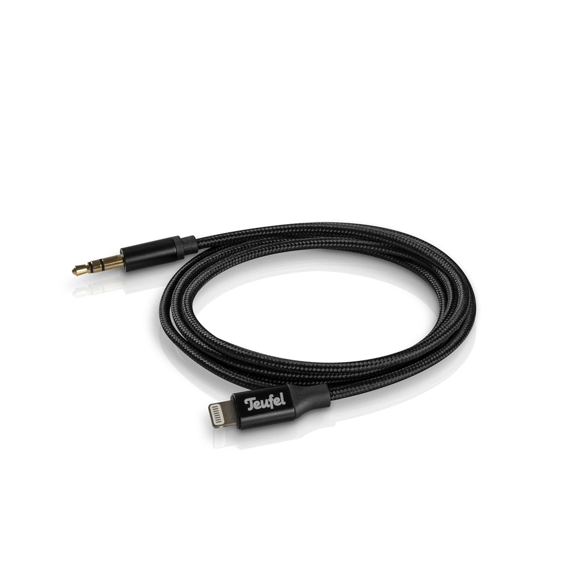 teufel-lightning-auf-klinken-adapterkabel-kopfh-reranschluss-107-cm-schwarz-mfi- image 1
