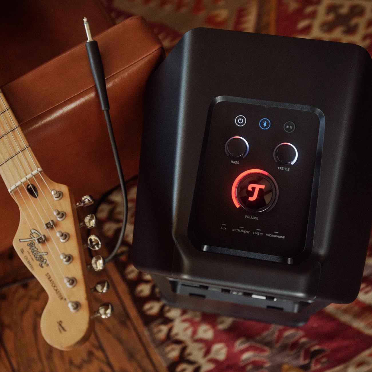 teufel-fender-x-rockster-air-2-tragbarer-bluetooth-party-lautsprecher-steel-blac image 7