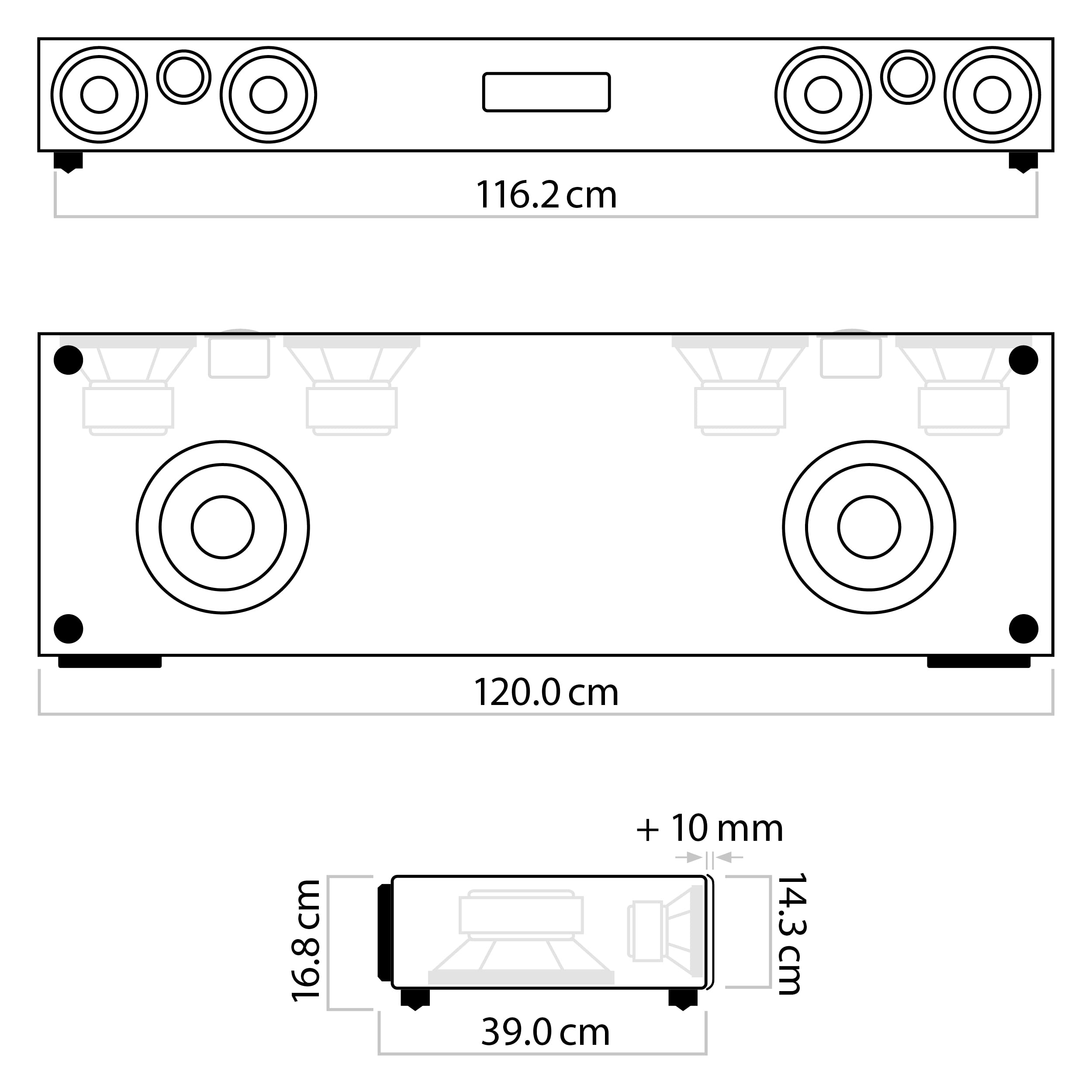 nubert-nupro-xs-8500-rc-aktive-soundbase-soundbar-mit-dolby-atmos-dts-x-bluetoot image 8