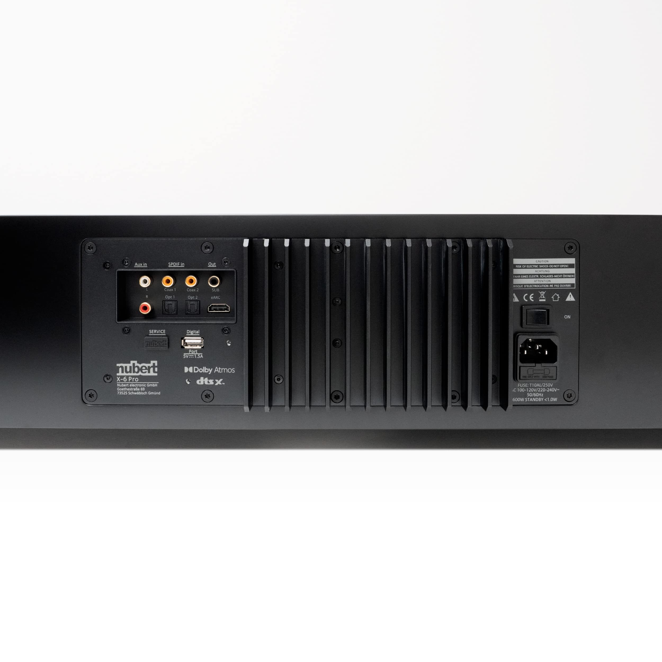 nubert-nupro-xs-8500-rc-aktive-soundbase-soundbar-mit-dolby-atmos-dts-x-bluetoot image 4