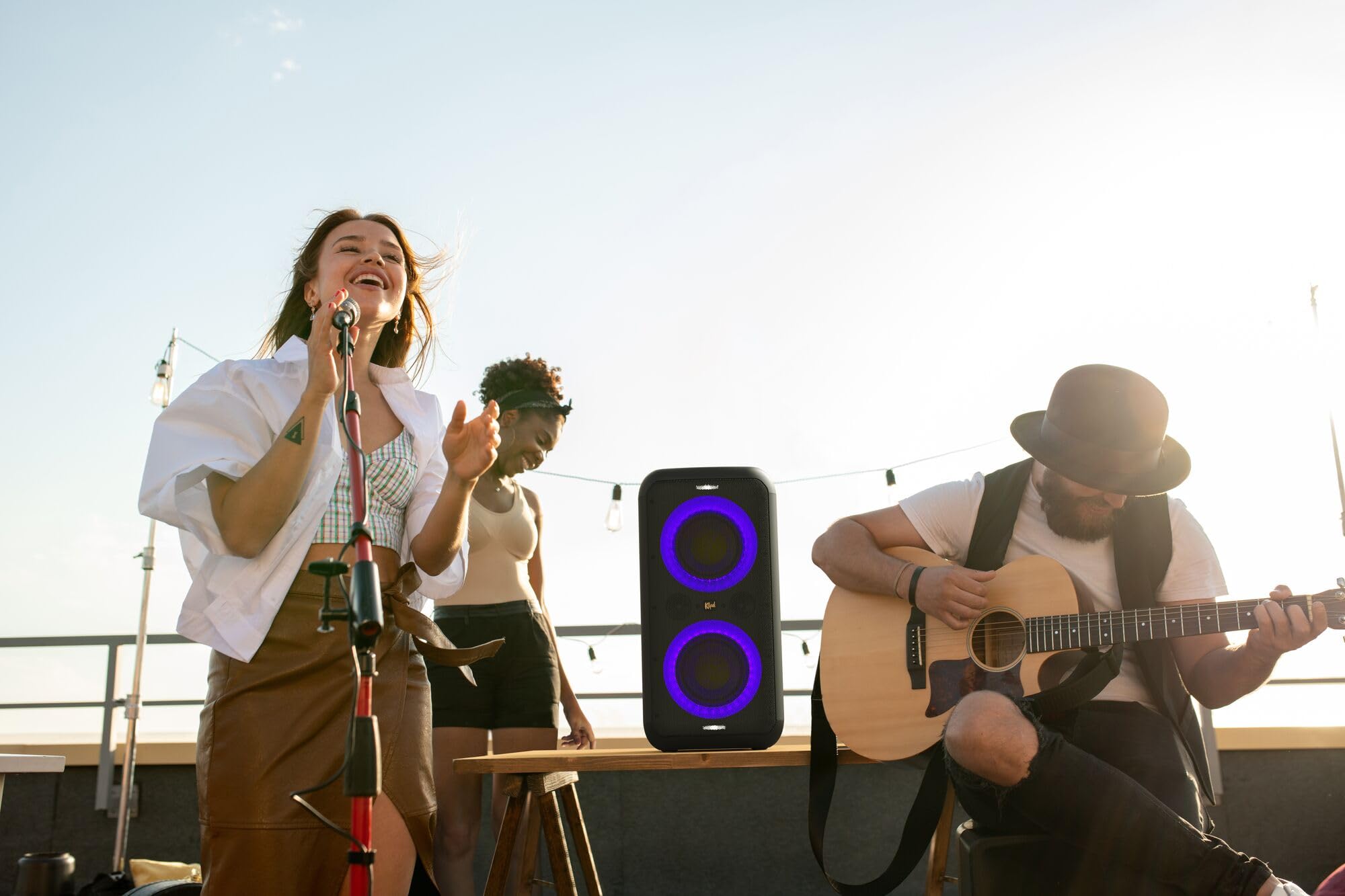 klipsch-gig-xxl-kabelloser-tragbarer-bluetooth-party-lautsprecher-mit-rgb-lichts image 8