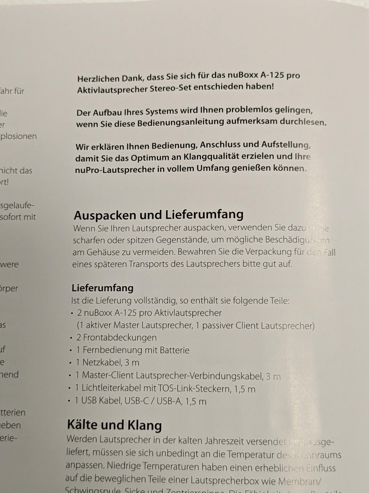 Brummen am Ausgang