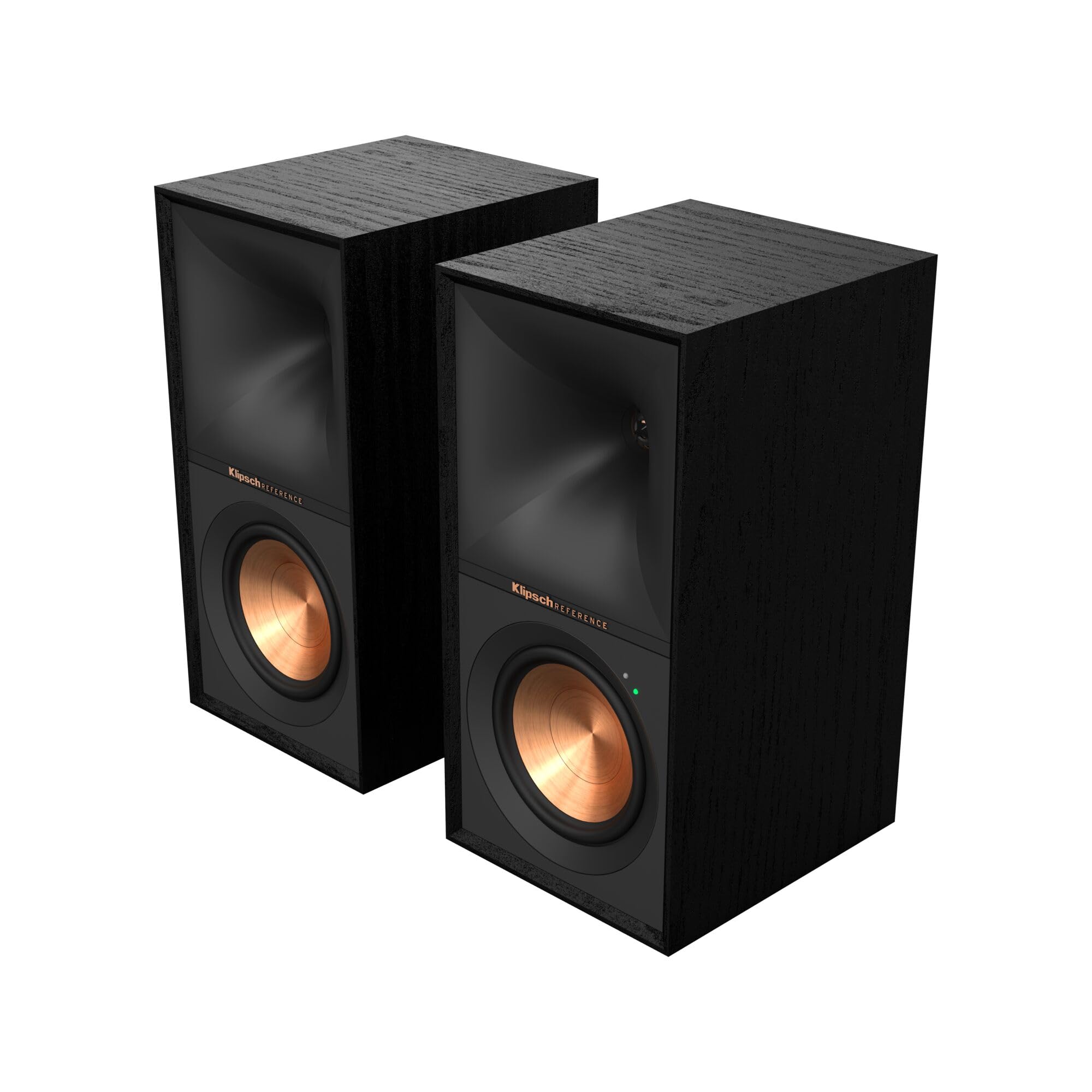 klipsch-r-50pm-powered-stereo-speakers-aktive-regallautsprecher-mit-tractrix-hor image 1