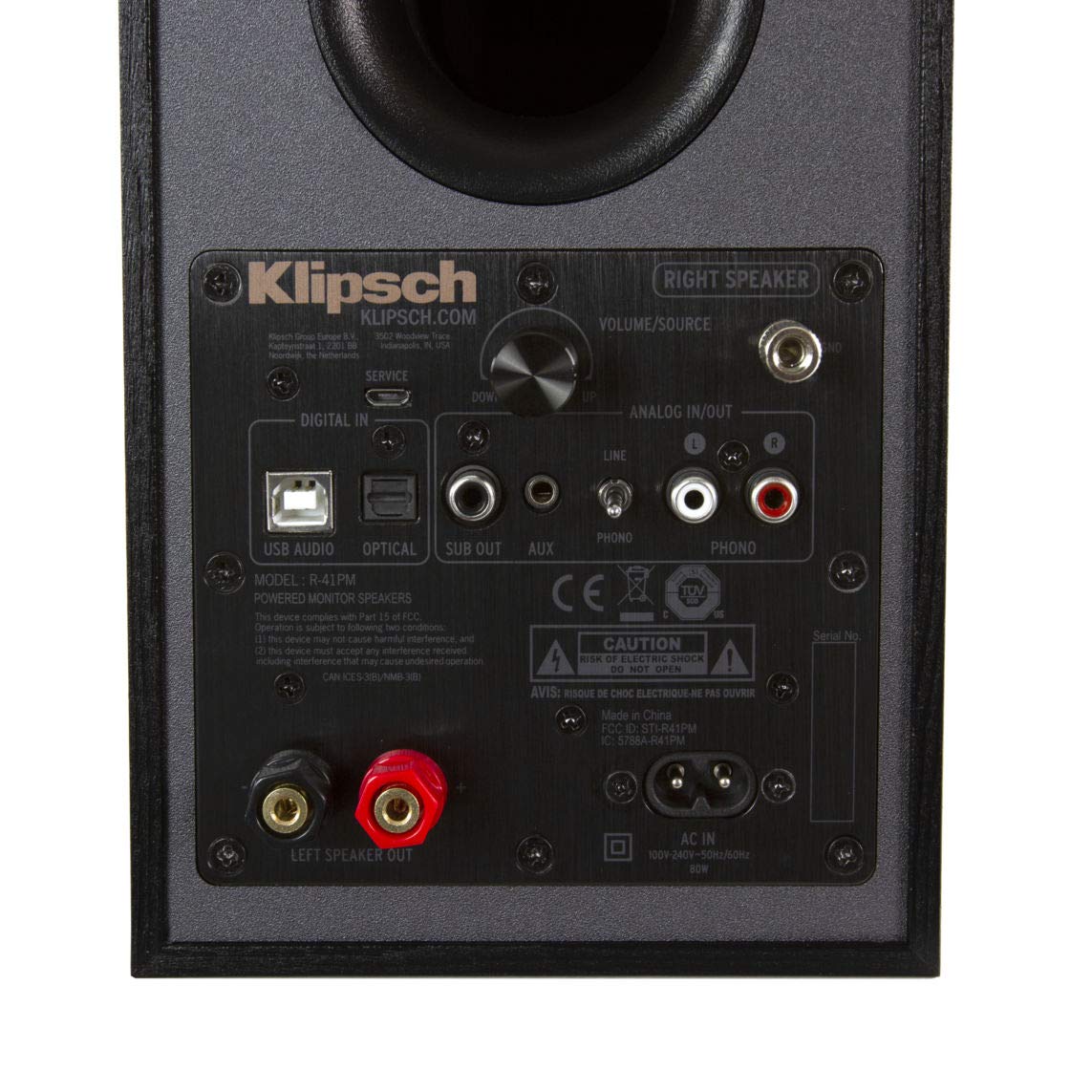 klipsch-r-41pm-aktiv-monitorlautsprecher-paar-2x40-w-bluetooth-aptx-phono-eingan image 3