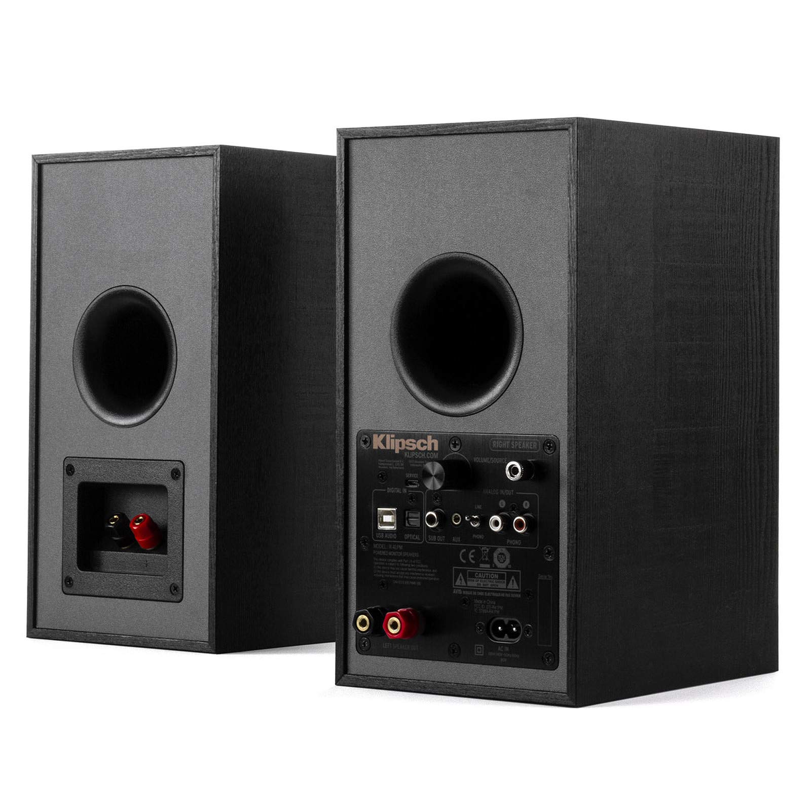 klipsch-r-41pm-aktiv-monitorlautsprecher-paar-2x40-w-bluetooth-aptx-phono-eingan image 2