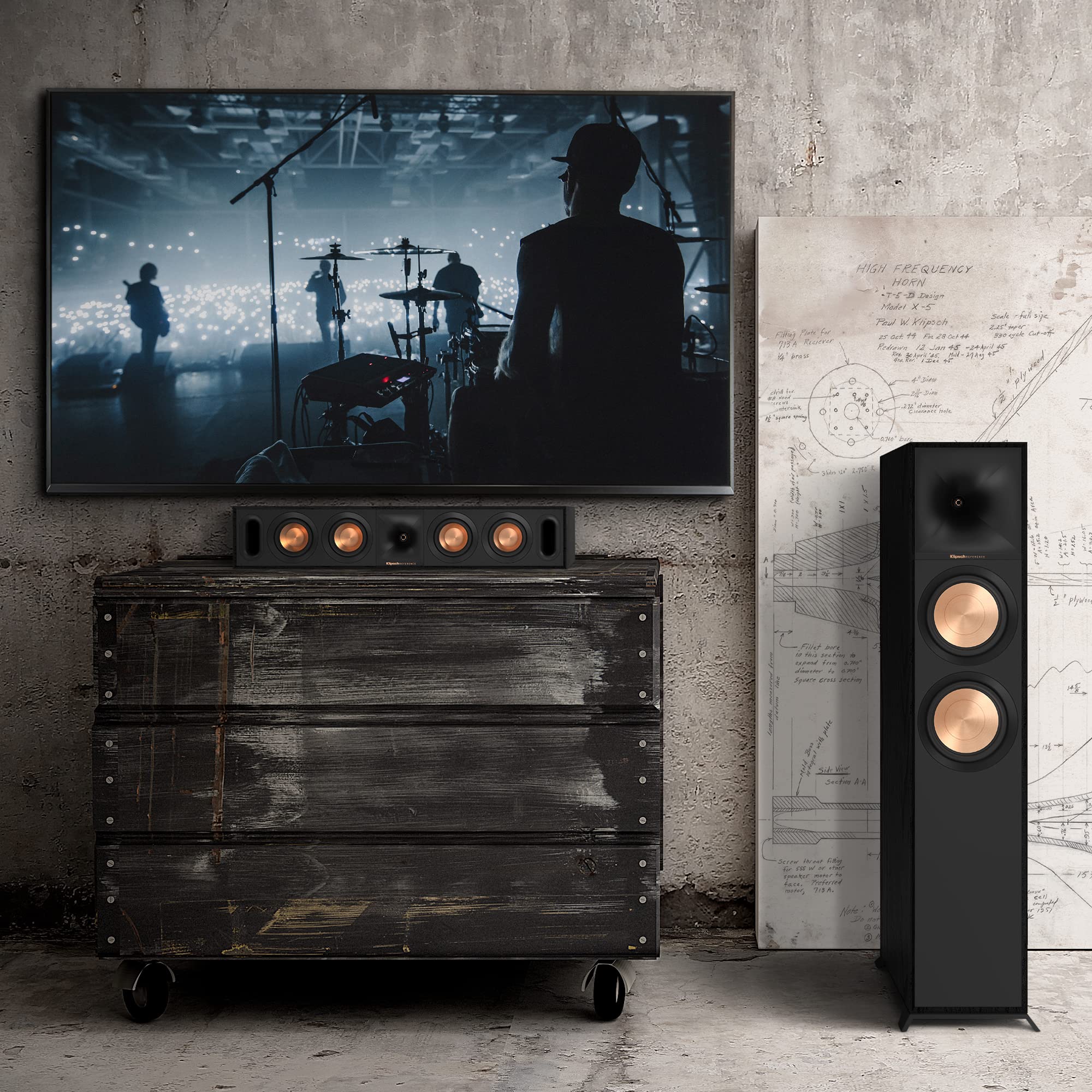 klipsch-r-600f-standlautsprecher-mit-tractrix-horn-90-x-90-1-st-ck-schwarz image 6