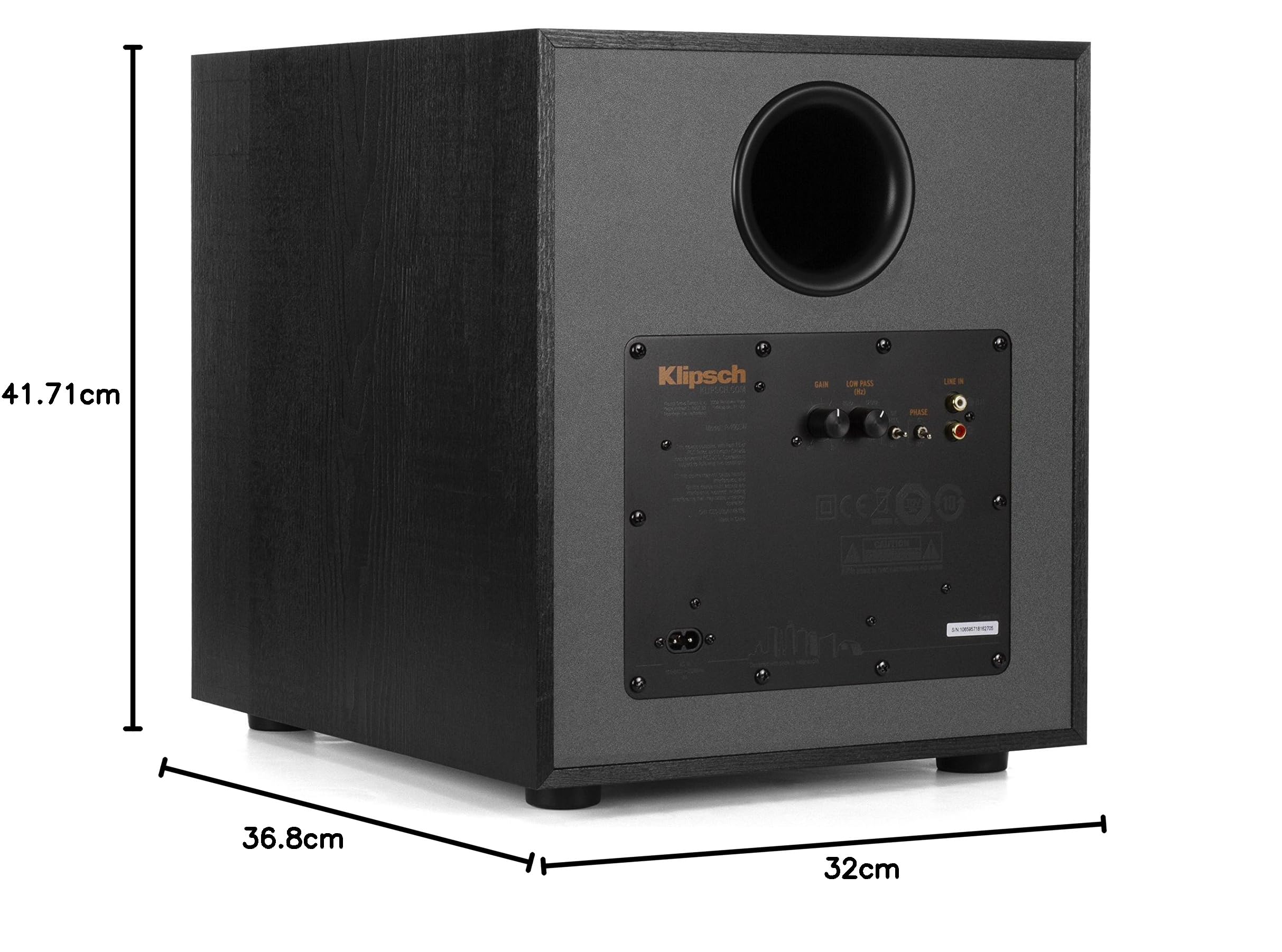 klipsch-r-100sw-aktiv-subwoofer-10-25-4-cm-spun-copper-img-front-firing-woofer-3 image 4