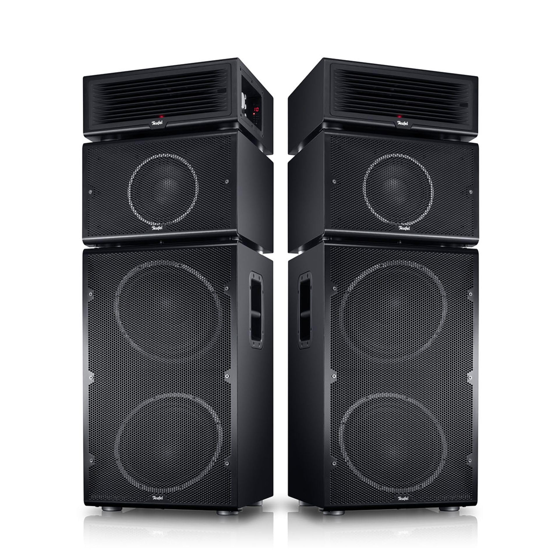 teufel-power-hifi-stereo-set-2-x-aktiver-soundtower-440-watt-turm-bluetooth-aptx image 1