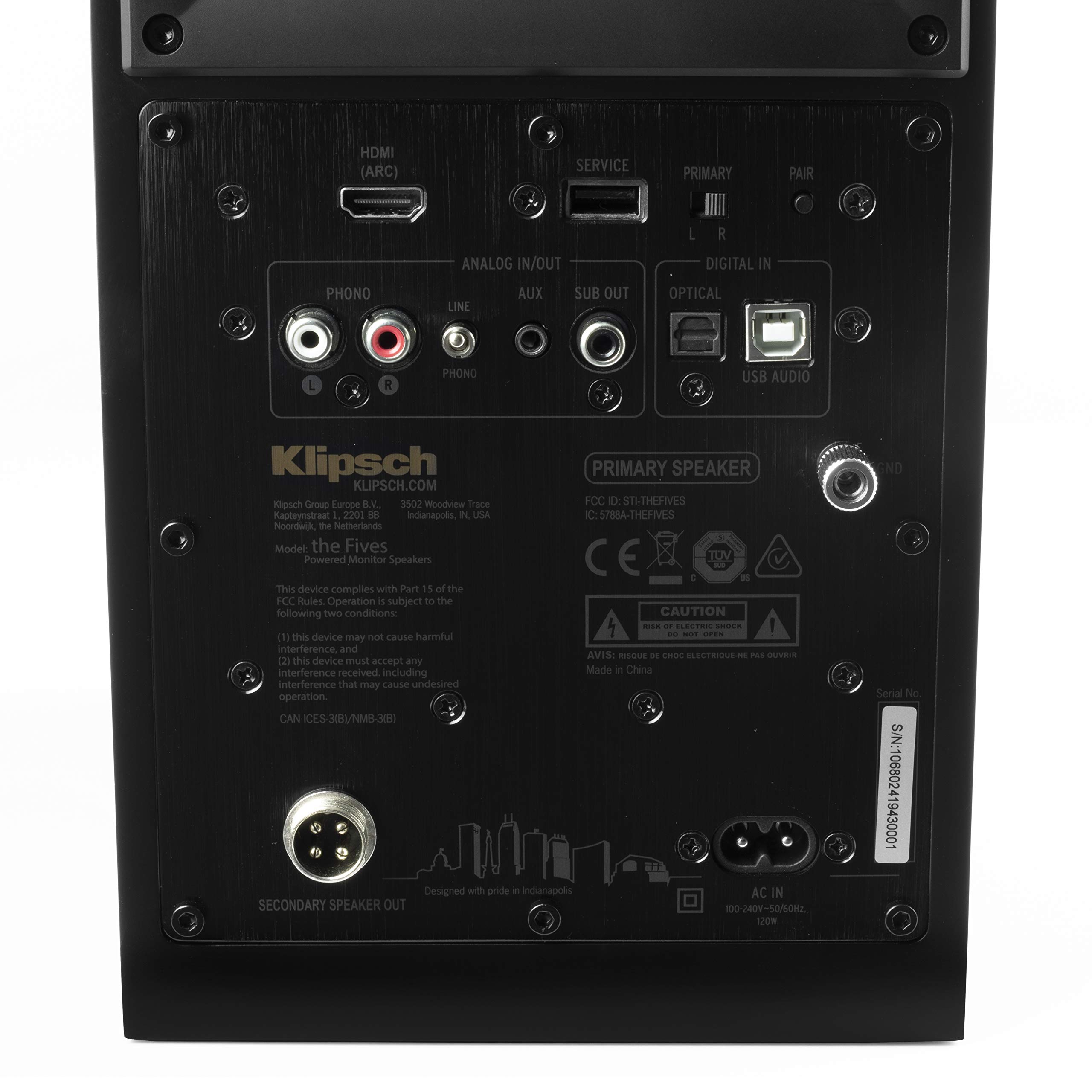 klipsch-the-fives-aktivlautsprecher-paar-mit-hdmi-arc-2-wege-powered-stereo-spea image 4