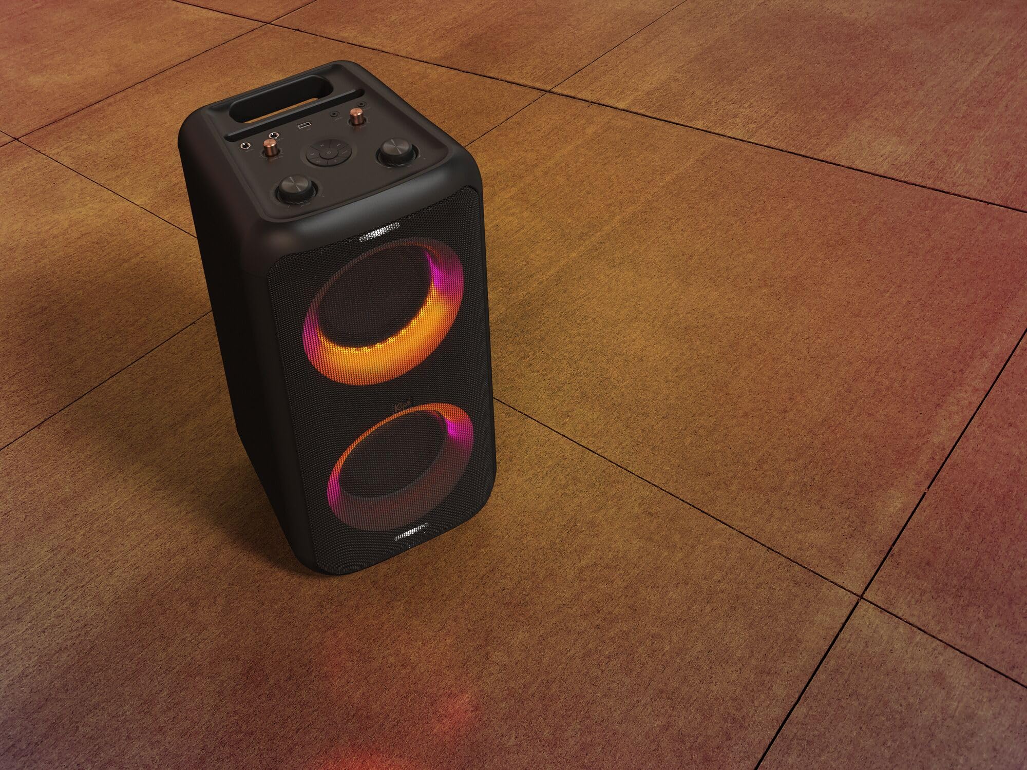 klipsch-gig-xxl-kabelloser-tragbarer-bluetooth-party-lautsprecher-mit-rgb-lichts image 5