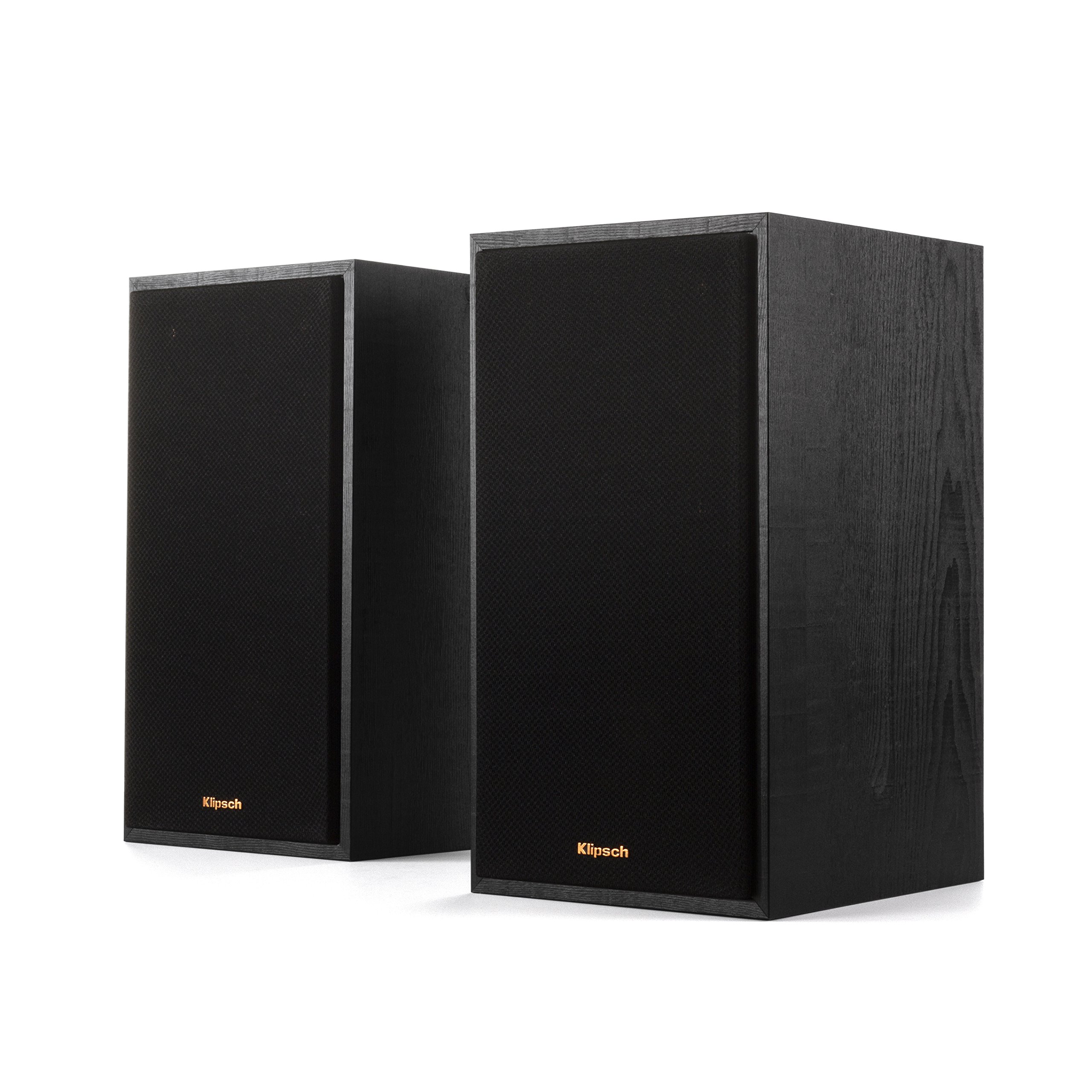 klipsch-r-51pm-aktives-regal-lautsprecher-paar-schwarz-mit-2x60-w-verst-rker-blu image 1