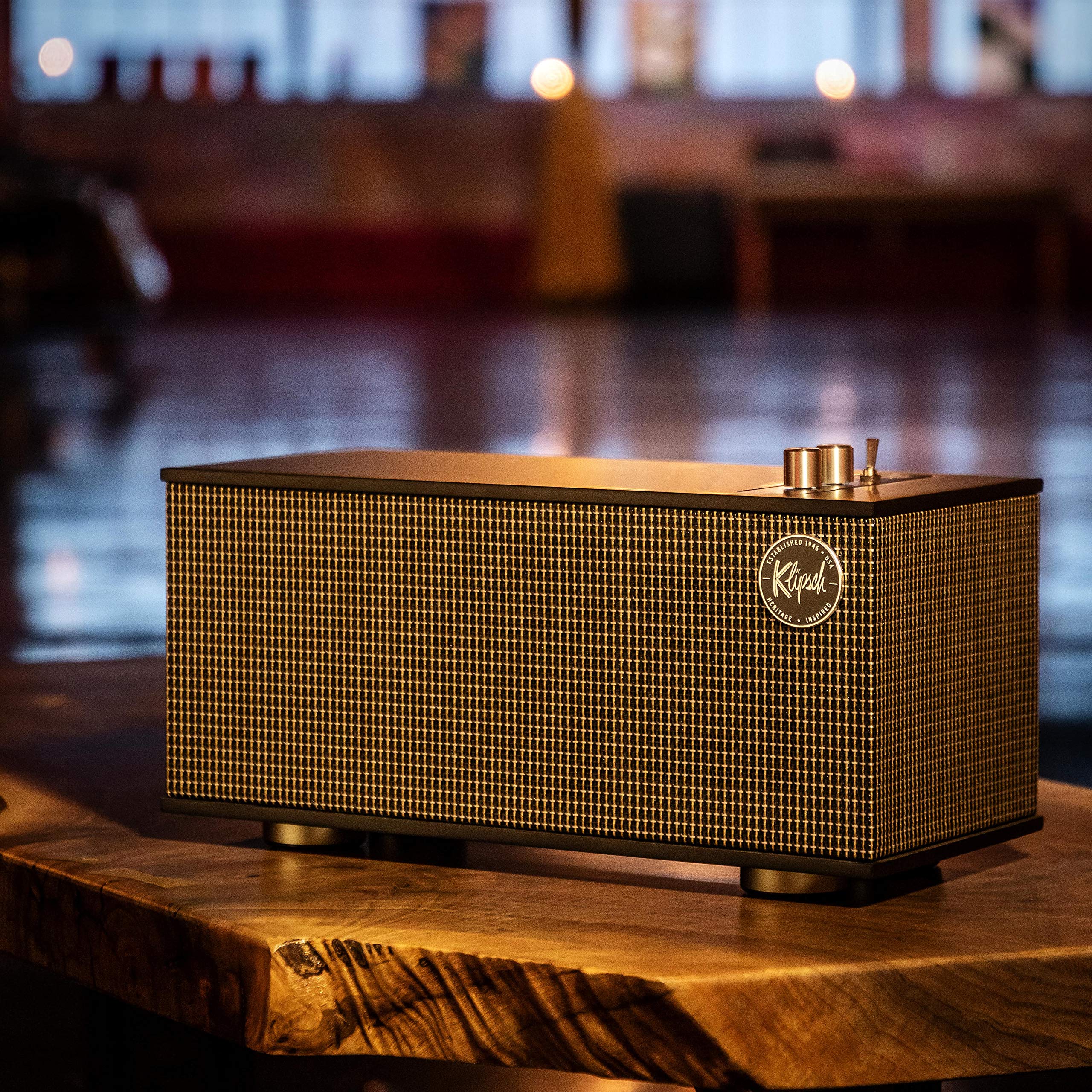 klipsch-the-one-ii-heritage-wireless-bluetooth-lautsprecher-mit-aptx-schwarz image 4