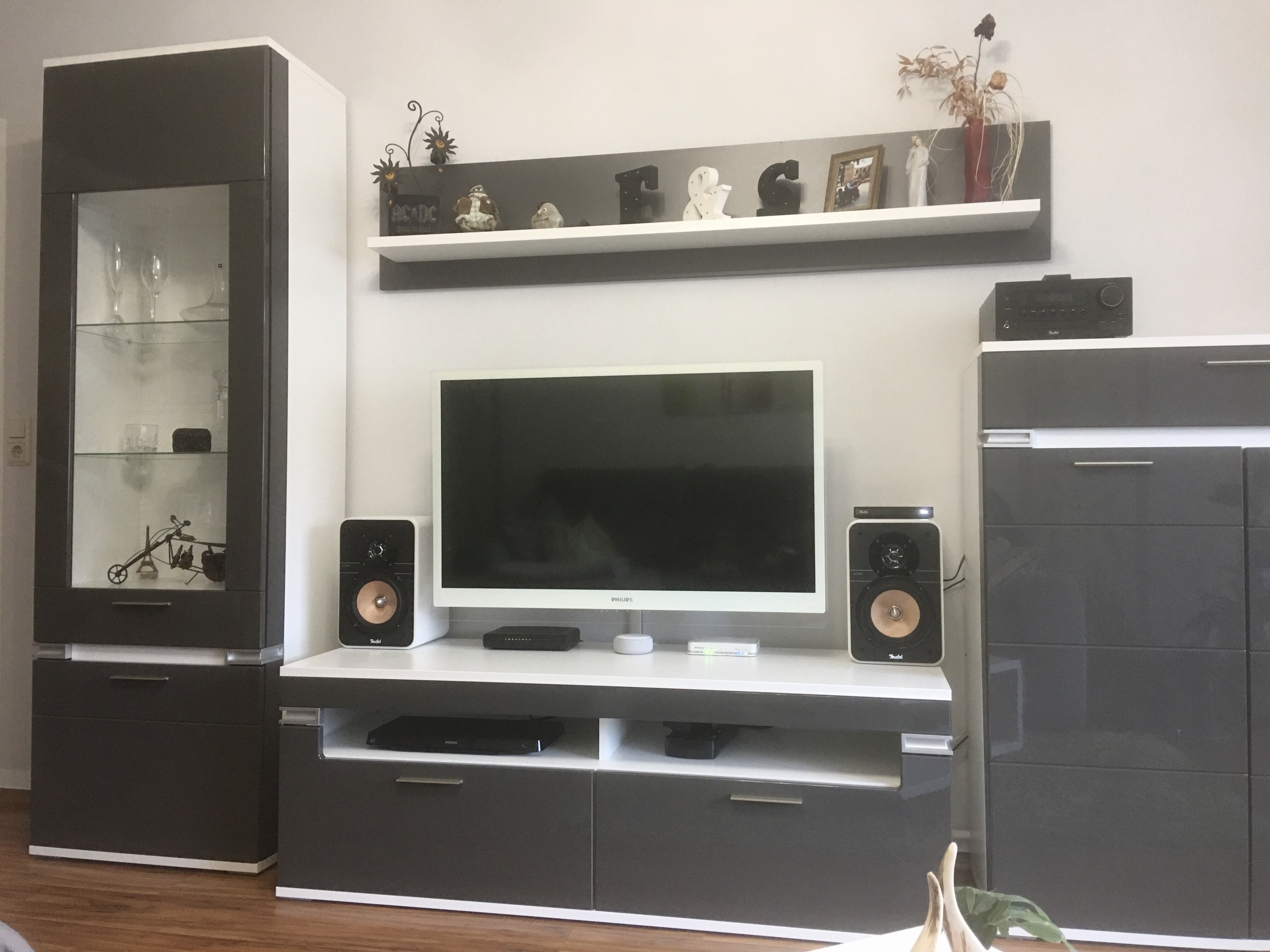 Volles Kino im 20-m²-Zimmer